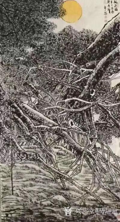 马培童日记-“焦墨画的发展与继承”--马培童焦墨画感悟笔记（149）
  焦墨画唐宋以后随【图1】