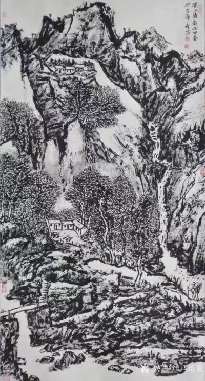 马培童日记-“焦墨画的发展与继承”--马培童焦墨画感悟笔记（149）
  焦墨画唐宋以后随【图2】