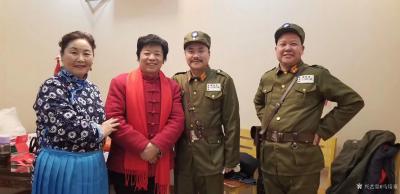 马培童生活-1月19日在沛县红色文化公益联盟活动，有缘相见，沛县剧团的老朋友。
 祝沛县剧【图2】