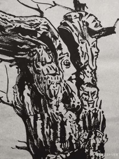 马培童日记-香港画院院长马培童亲笔创作生命、和谐、凈土，并真情寄语为抗击疫情第一线的医生们慰【图2】