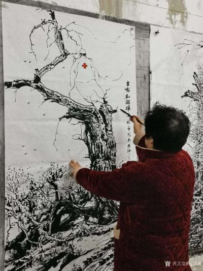 马培童日记-香港画院院长马培童亲笔创作生命、和谐、凈土，并真情寄语为抗击疫情第一线的医生们慰【图4】