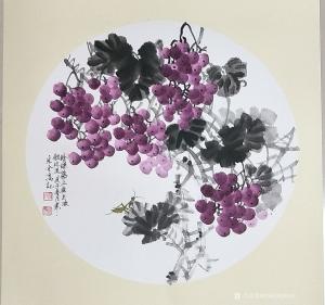 13561955814国画作品《珍珠滕上挂玉液腮边流》价格880.00元