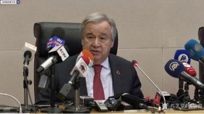 杨牧青日记-2月8日，联合国秘书长古特雷斯在亚的斯亚贝巴非盟总部举行的新闻发布会上称赞，中国【图1】