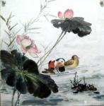 董献省日志-采莲时节懒匀妆，日到波心拨棹忙。莫向荷花深处去，荷花深处有鸳【图1】