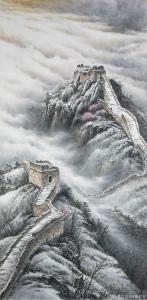 艺术品图片：艺术家董献省国画作品名称《长城》价格2000.00 元