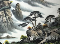 艺术家董献省日记:山云远去，浩浩苍苍，一眼万里，近山水下，松云浅酌，清茶饭酒，【图1】