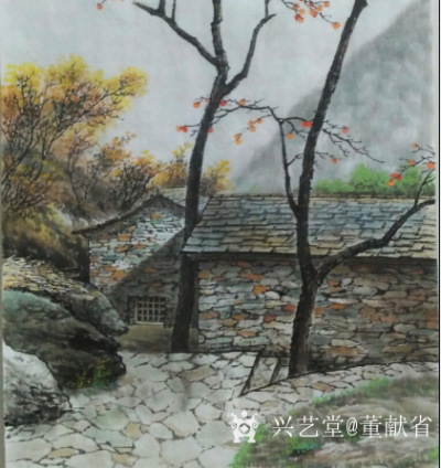 董献省日记-客问乡居事，久居君自知。 
度桥徵士悔，过社旅人悲。 
社散家分肉，农闲众筑【图3】