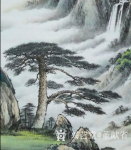 董献省日志-松暖松寒松有雅;客来客往客无俗.”国画迎客松，似一位热情好客【图2】