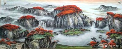 董献省日记-红色在古代又称作赤、朱、丹。一直以来，红色都有吉利、高贵的语义色彩。而鸿运当头山【图1】