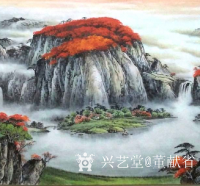 董献省日记-红色在古代又称作赤、朱、丹。一直以来，红色都有吉利、高贵的语义色彩。而鸿运当头山【图2】