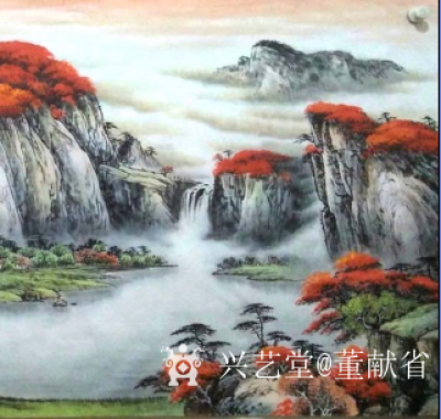 董献省日记-红色在古代又称作赤、朱、丹。一直以来，红色都有吉利、高贵的语义色彩。而鸿运当头山【图4】