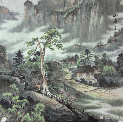 董献省日记-云霞之怀，峰峦之间，登纡级而上，过曲塘而入，清舍数间，乃吾山居。《山居》一幅，欢【图1】