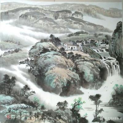 董献省日记-喜欢太行，一幅《悠悠太行情》欢迎大家欣赏指导。【图1】