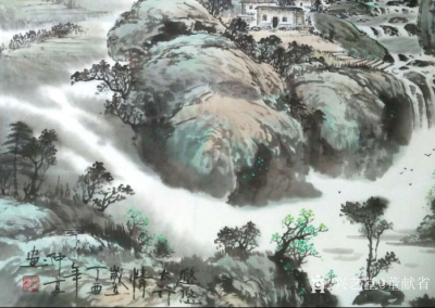 董献省日记-喜欢太行，一幅《悠悠太行情》欢迎大家欣赏指导。【图4】