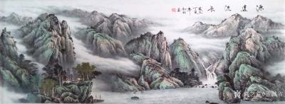 董献省日记-“夫源远者流长，根深者枝茂。”源远流长山水画是中国山水画众多的作品中的一类，有着【图1】