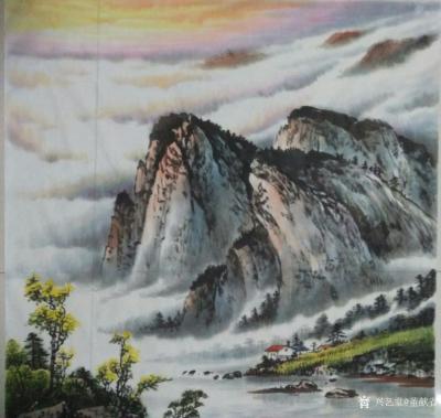 董献省日记-《紫气东来》预示着,吉祥、富贵、平安等美好的事物降临，一幅《紫气东来》，欢迎大家【图1】