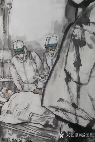 赵国毅日记-《伟哉 •钟南山》——赵国毅抗疫情作品欣赏
近日创作《伟哉•钟南山》，本人有感【图4】