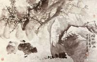 艺术家覃莽日记:中国画梅花系列作品欣赏：
国画梅花《傲立寒冬》，作品尺寸4【图3】