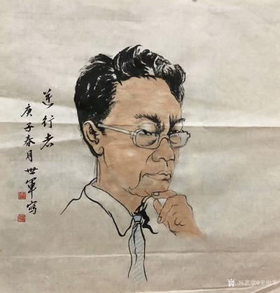 王世军日记-艺术传递心愿，居家也能奉献！万众一心抗击疫情！艺术同行！加油中国！ 
为抗疫英【图3】