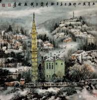 艺术家刘应雄日记:刘应雄埃及、土耳其釆风写生作品欣赏：
国画山水风景画《吉萨【图3】