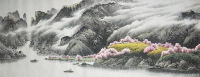 董献省日记-一夜东风染翠微，几坡桃李若霞飞。欢迎大家欣赏指导。【图1】