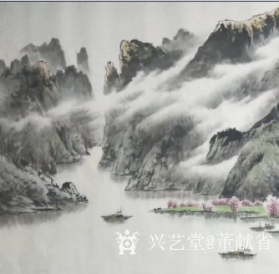 董献省日记-一夜东风染翠微，几坡桃李若霞飞。欢迎大家欣赏指导。【图2】