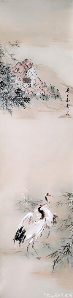 李亚南日记-李亚南书画工作室作品
罗汉四条屏  尺寸140cmx35cmx4【图3】