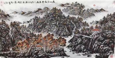 马培童日记-“焦墨古已有之，焦彩，将之丰富”马培童焦墨画感悟笔记（151）
  我这几年来【图1】