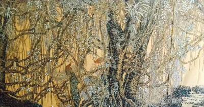 马培童日记-“焦墨古已有之，焦彩，将之丰富”马培童焦墨画感悟笔记（151）
  我这几年来【图4】