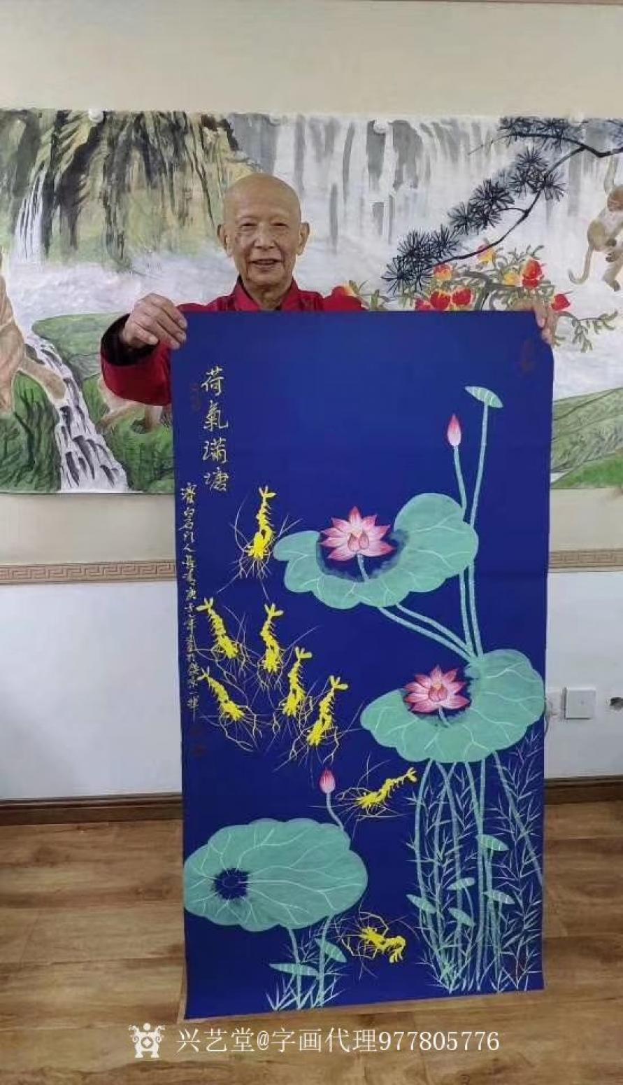 字画代理威977805476国画作品《董长青作品》