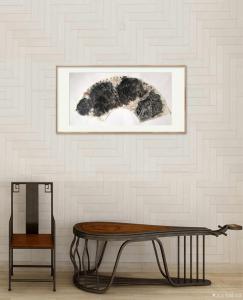 陈培泼国画作品《青山有意》议价