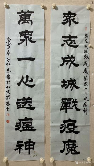 邢凤云日记-楷书书法作品《三八抗疫赋》正文内容“時逄庚子荆楚起殃，新冠孽病势发厥猖，今日华夏【图1】