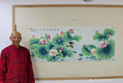 字画代理威977805476日记-董长青老师作品《八仙过海》带合影视频喊客户名字，放心收藏，欢迎合作v977805【图1】