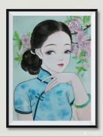 艺术家刘晓宁日记:课程内容《民国范漫画肖像订制怎么画？》直播课开始拉！
  【图0】