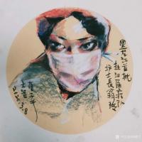艺术家刘晓宁收藏:漫画家落子老师疫情期间为赴武汉医疗队的医护人员画像。
  【图5】