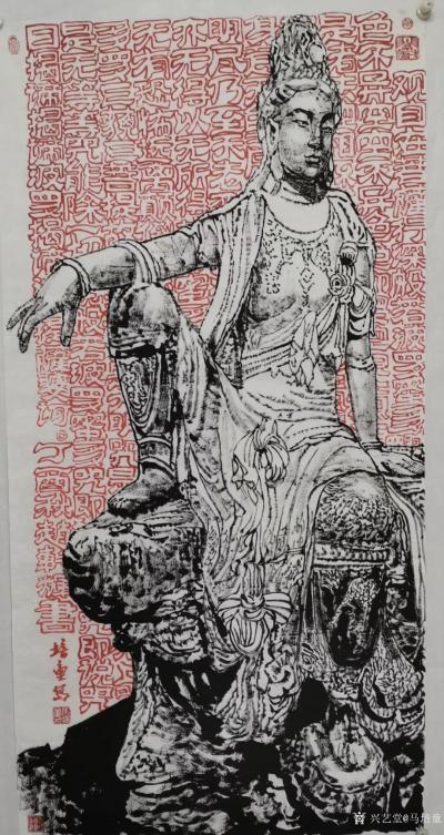 马培童收藏-马培童石窟作品之四大石窟作品赏析连载之（一），作者潘玮萱；
    石窟是依山【图2】