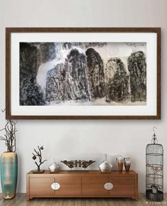 陈培泼国画作品《江山图》价格700.00元