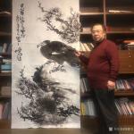 周鹏飞日志-纯水墨！才是高级艺术感的最好体现！用淡墨，写不淡的溪岸雅景！【图4】