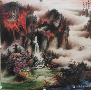 艺术品图片：艺术家周顺生国画作品名称《芦笛高秋》价格800.00 元