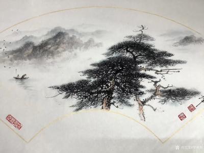 罗树辉日记-《春江帆影》关茗友 罗树辉
山青水绿人依旧，          世事变迁心自留【图2】