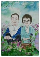 艺术家刘晓宁日记:香香民国漫画新作品；岁月在时光中变得温柔，等待一场邂逅，只为【图3】