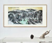 艺术家杨牧青日记:名称：大写意国画《六时吉祥好居处》；
规格：136cmx6【图0】