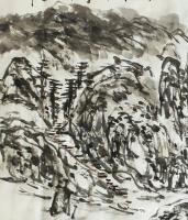 艺术家杨牧青日记:名称：大写意国画《道不虚传，法不妄显，师不藏情》；
规格：【图1】