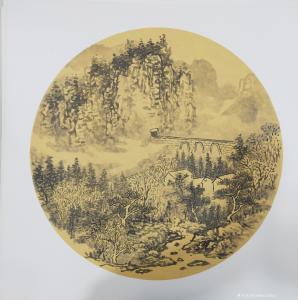 艺术品图片：艺术家宋保江国画作品名称《《家山新貌》》议价