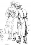 赵国毅日志-抗击新型冠状病毒疫情人物速写作品《争分夺秒》《武汉方庄医院的【图2】