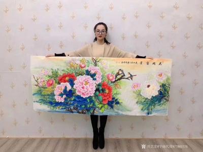 字画代理威977805476日记-曾娟，现为中国国画家协会会员，山东省美术家协会会员，济南市美术家协会会员，湖南美【图1】