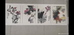 艺术品图片：艺术家13830147638国画作品名称《国画花鸟册页》价格10000.00 元