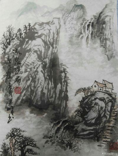 荆古轩日记-画为心声，书为情志、在我人生的艺海探求中我将奋而不止。一书一画它是我心路里程的日【图1】