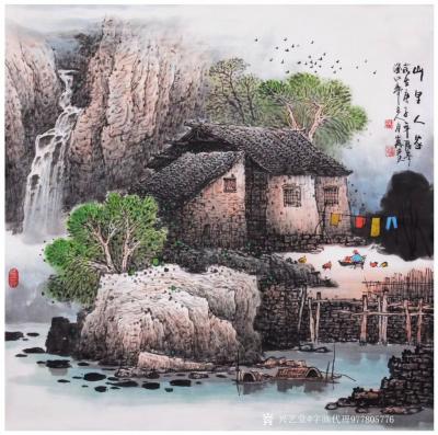 字画代理威977805476日记-澄心斋主1970年生，河北省石家庄市人，九三年毕业于河北师大美术系师从贾又福、张【图8】