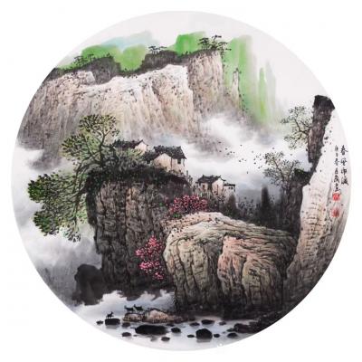 字画代理威977805476日记-澄心斋主1970年生，河北省石家庄市人，九三年毕业于河北师大美术系师从贾又福、张【图9】